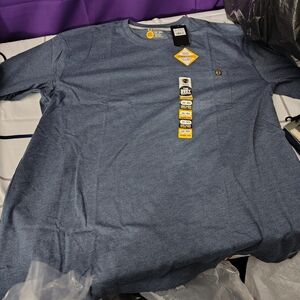 Noble Outfitter Heather Navy Short Sleeve Shirt